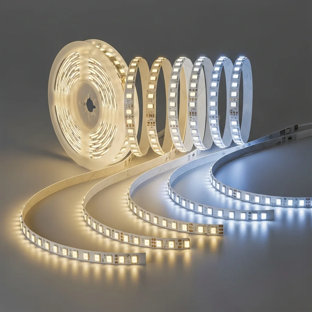 COB LEDテープ 色・カラー選びガイド｜赤/青/緑/白/RGB・用途別選定と12V/24V対応一覧