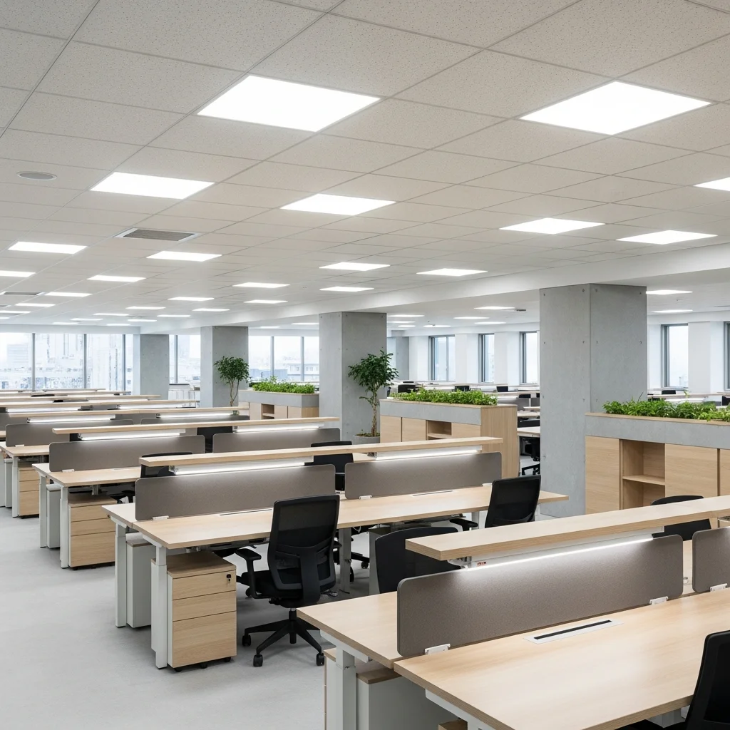 オフィス・工場のLED照明選び方ガイド｜色温度・照度・省エネ設計の実務ポイント