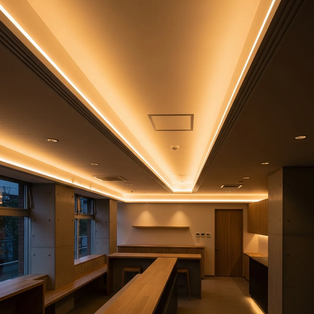 パチンコホール LED照明施工事例｜高天井COBライナー・54%省エネ・年間58万円削減