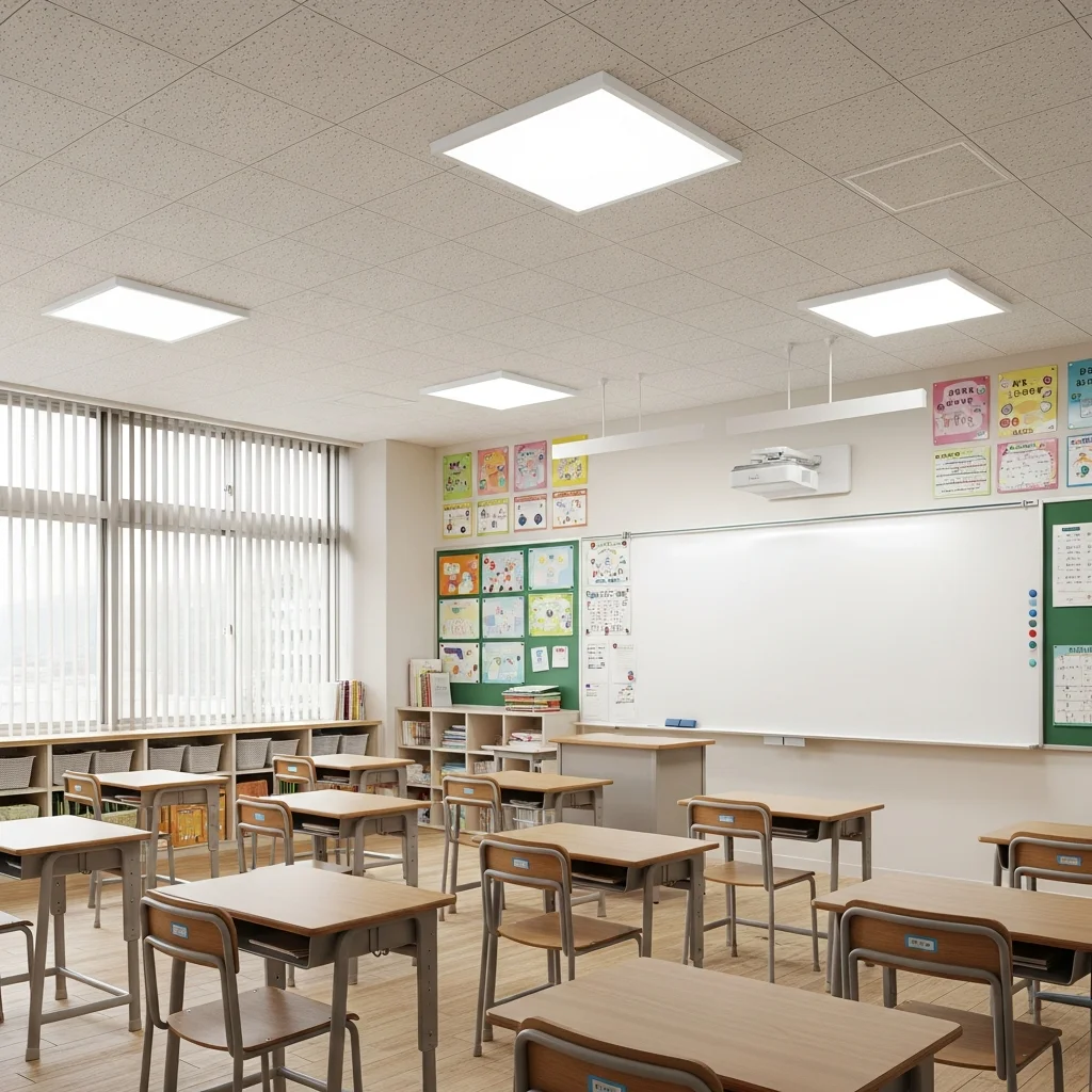 スイミングスクール・競泳プール LED照明施工事例｜IP65防水・Ra85・54%省エネ・年間48万円削減