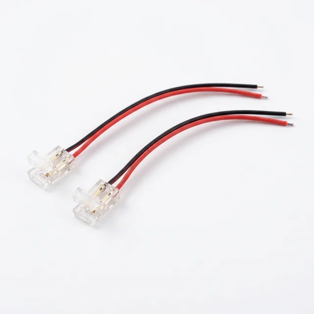 リード線付きコネクター（赤黒） - LED PRO SHOP